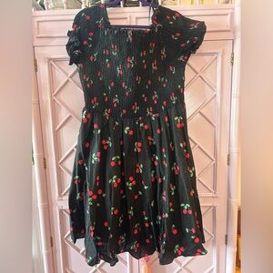 Plus Size Cherry Dress 3X